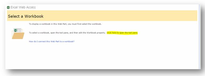 select the excel file